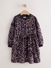 Multi Pink Sequin Dress (3-16yrs) - Image 1 of 4