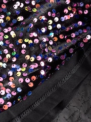 Multi Pink Sequin Dress (3-16yrs) - Image 4 of 4
