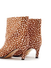Moda in Pelle Animal Pix Pull On Ankle Boots - Image 3 of 4