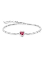 Thomas Sabo Red Romance Heart Bracelet - Image 2 of 3