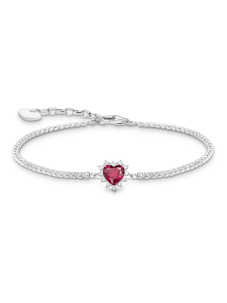 Thomas Sabo Red Romance Heart Bracelet - Image 2 of 3