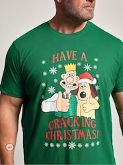 BadRhino Big & Tall Wallace & Gromit Christmas T-Shirt - Bild 4 von 6