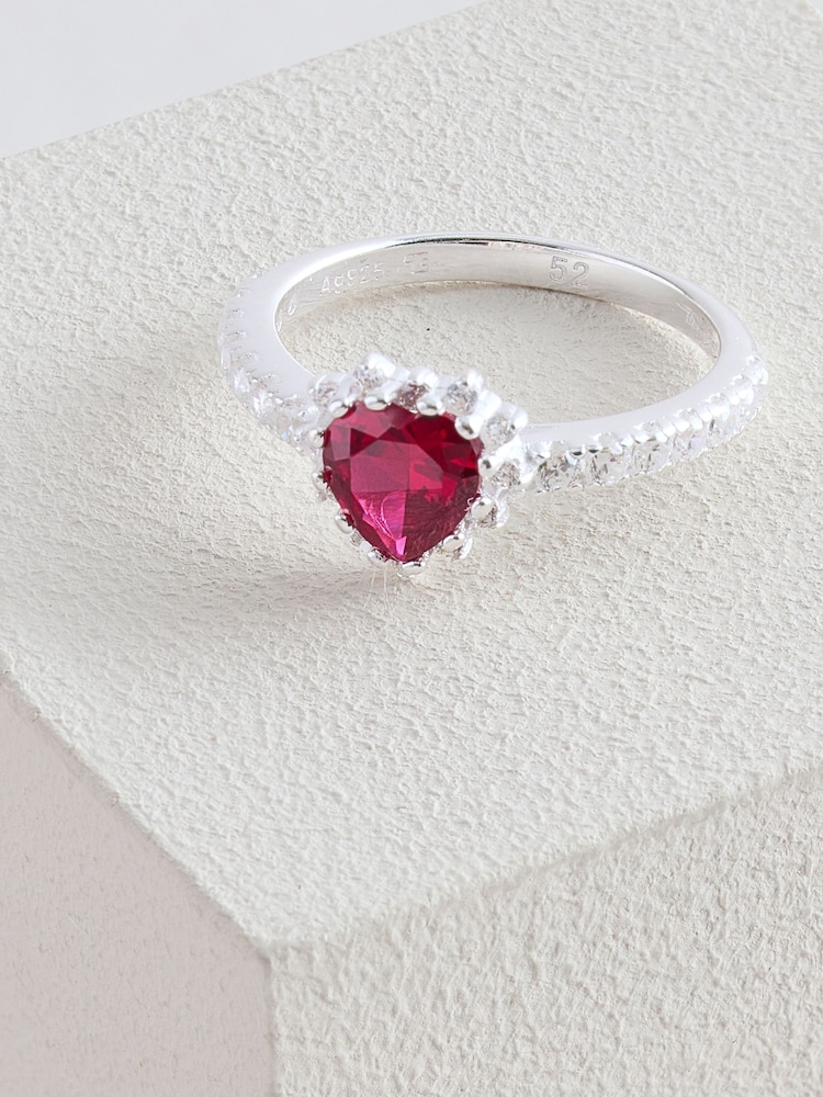 Thomas Sabo Red Romance Heart Ring - Image 1 of 1