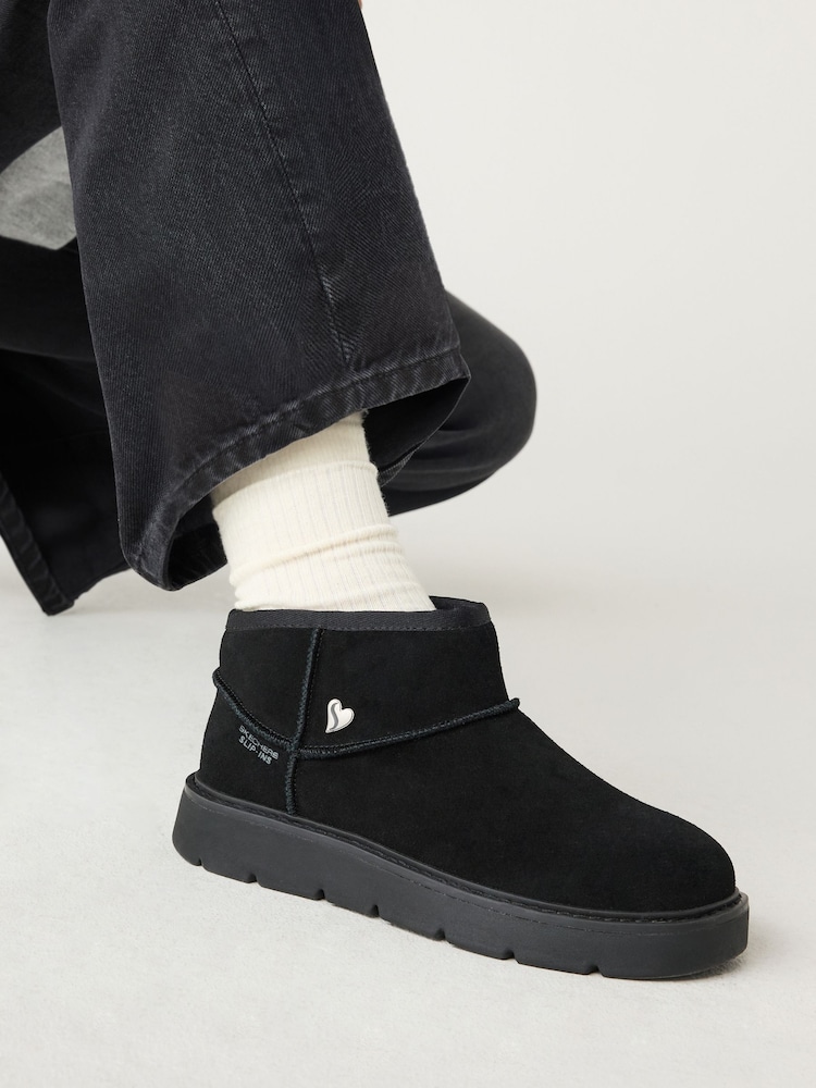 Preto - Skechers Keepsake Short Cosy Lined Boots - Imagem 1 de 9