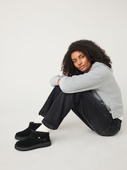 Preto - Skechers Keepsake Short Cosy Lined Boots - Imagem 3 de 9