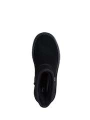 Preto - Skechers Keepsake Short Cosy Lined Boots - Imagem 8 de 9