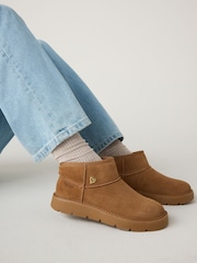 Castanho - Skechers Keepsake Short Cosy Lined Boots - Imagem 2 de 9