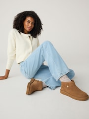 Castanho - Skechers Keepsake Short Cosy Lined Boots - Imagem 3 de 9