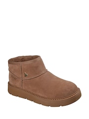 Castanho - Skechers Keepsake Short Cosy Lined Boots - Imagem 7 de 9