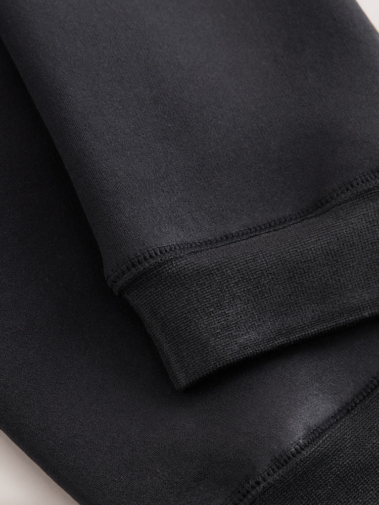 Black ThermoGen Maximum Warmth Fleece Lined Thermal Seamfree Leggings - Image 2 of 3
