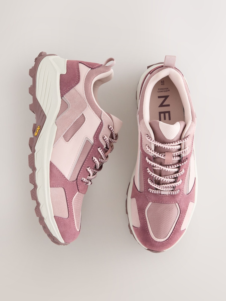 وردي - Forever Comfort Waterproof Hiking Trainers - صورة 1 من 6 وردي - Forever Comfort Waterproof Hiking Trainers - صورة 1 من 6