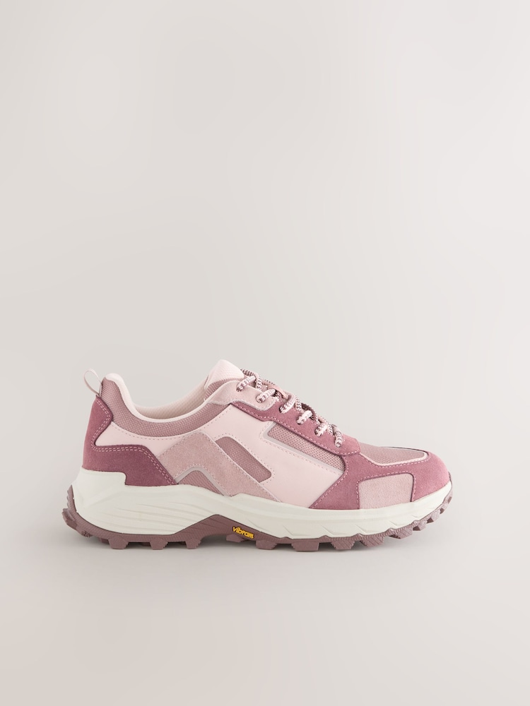 وردي - Forever Comfort Waterproof Hiking Trainers - صورة 2 من 6
