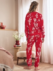 Bath & Body Works Red Cherry Blossom Cosy Twosie Pyjamas - Image 3 of 4
