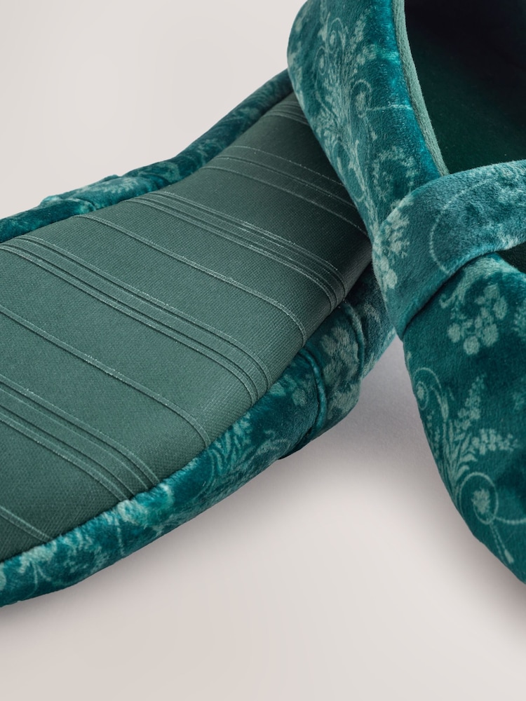 Laura Ashley Emerald Mary Jane Slippers - Image 8 of 8