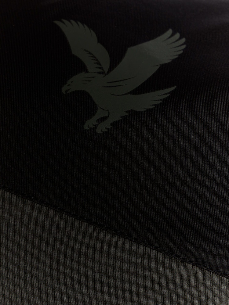 Lyle & Scott Black Golf Colourblock Polo Shirt - Image 6 of 6