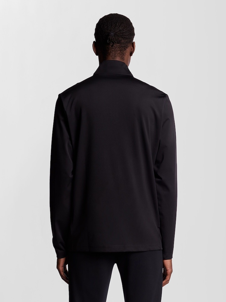 Lyle & Scott Black Golf Course Midlayer Jumper - Image 2 of 6