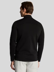 Lyle & Scott Black Hybrid Quilted Full Zip Jacket - Image 2 of 5
