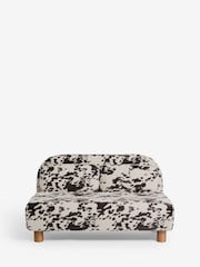 Alaska Faux Fur Cow Print Palma Double Sofa Bed - Image 1 of 9