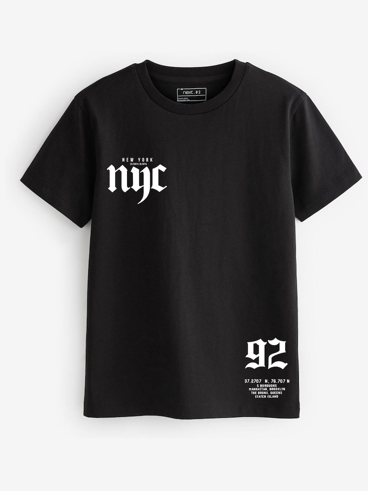 Black Savage 100% Cotton Short Sleeved Relaxed Slogan T-Shirt (3-16yrs) - Image 1 of 1