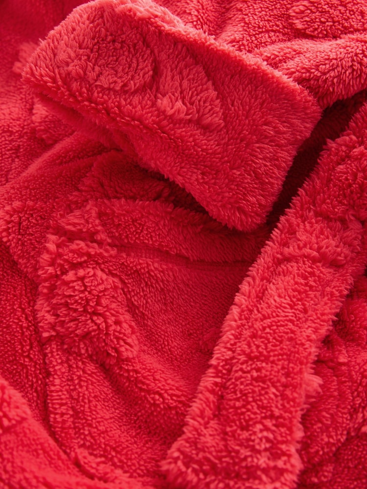 Red Bow Fleece Dressing Gown (9mths-16yrs) - Image 7 of 7