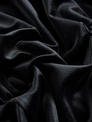 Black Mini Long Sleeve Embelished Neckline Dress - Image 7 of 8