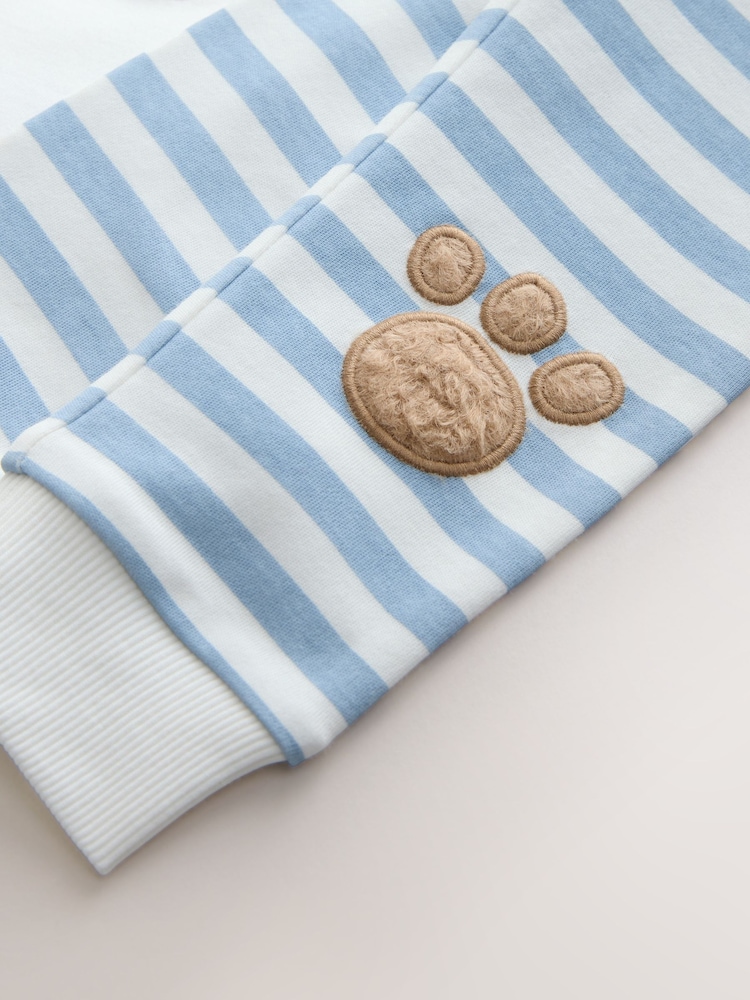 Blue/Ecru Dog Snuggle Pyjamas 3 Pack (9mths-6yrs) - Image 12 of 12 Blue/Ecru Dog Snuggle Pyjamas 3 Pack (9mths-6yrs) - Image 12 of 12