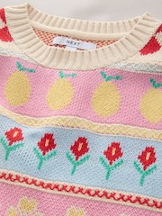 Multi Fruit Knitted Tank with Cotton - Image 7 of 8