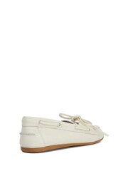 Dune London White Gala Boat Shoes - Image 3 of 5