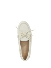 Dune London White Gala Boat Shoes - Image 4 of 5