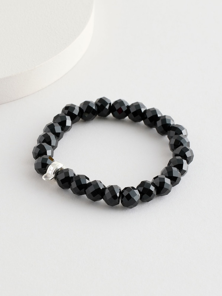 Thomas Sabo Black Charm Club Bead Bracelet Obsidian Oval - Image 1 of 1
