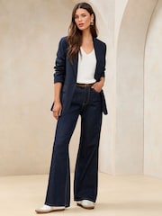 Lipsy Navy Relaxed Blazer - Image 2 of 5