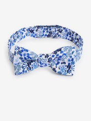 Blau mit Blumenmuster - Fliege (3–16 Jahre) - Bild 2 von 3