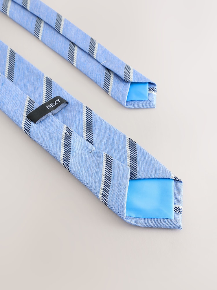 Blue Tripe Tie (3-16yrs) - Image 4 of 4