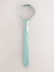 Sage Green Tie (3-16yrs) - Image 1 of 5