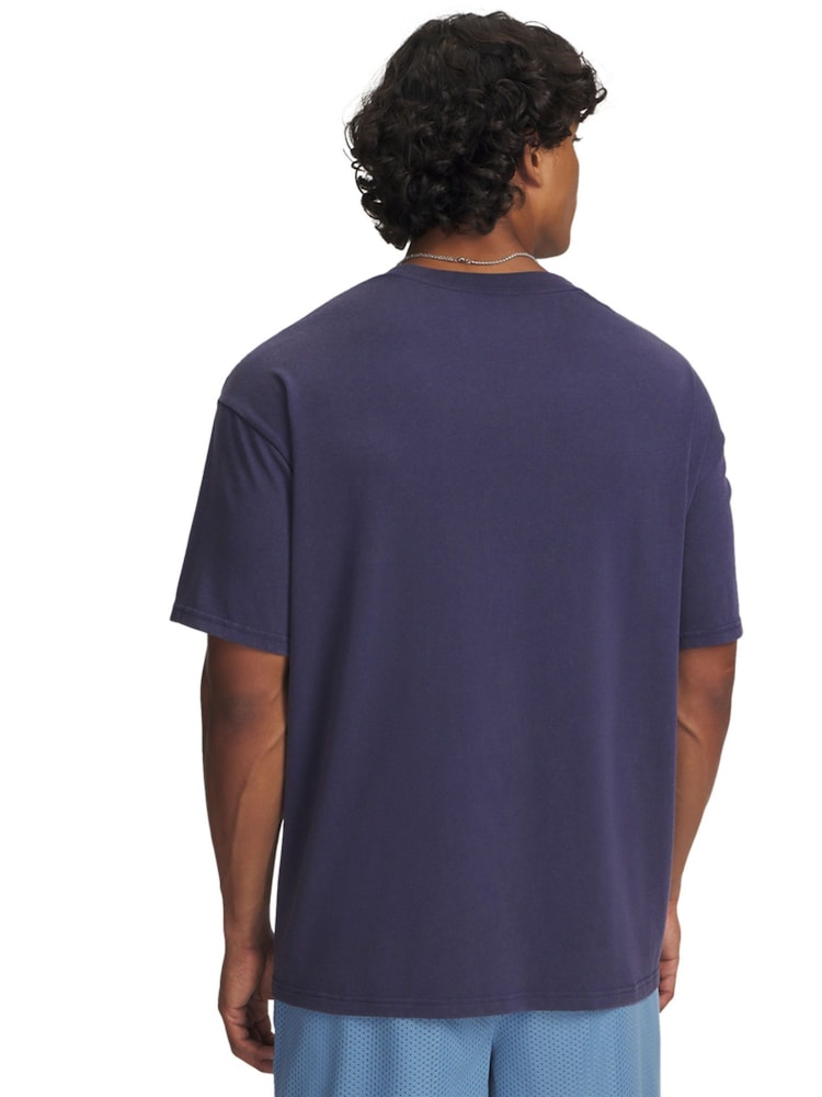 Under Armour Blue Athletes Graphic Oversized T-Shirt - Image 2 of 3