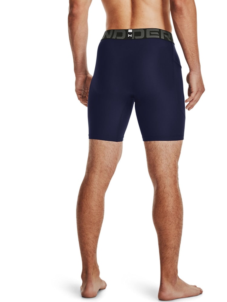 Under Armour Blue HG Armour Shorts - Image 2 of 4 Under Armour Blue HG Armour Shorts - Image 2 of 4