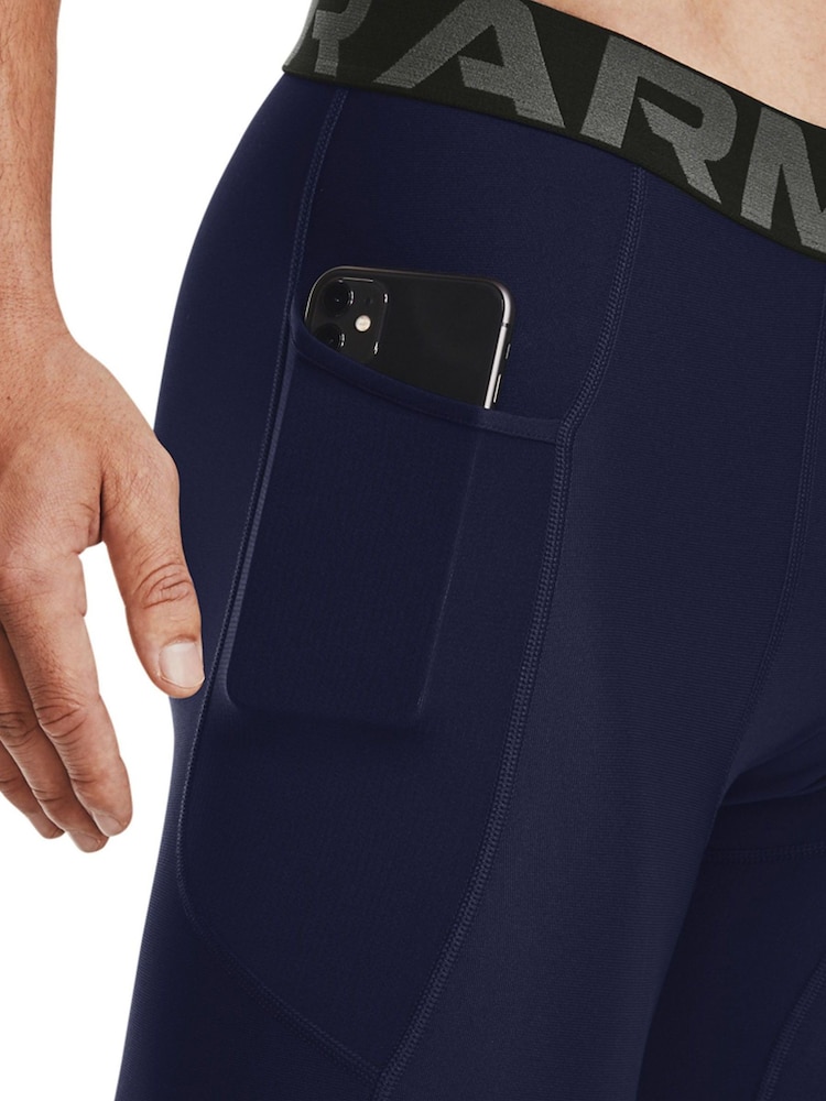 Under Armour Blue HG Armour Shorts - Image 4 of 4 Under Armour Blue HG Armour Shorts - Image 4 of 4