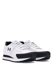 Under Armour White Essential Runner Trainers - Image 3 of 5