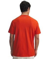 Under Armour Orange Sportstyle Left Chest Logo T-Shirt - Image 2 of 2