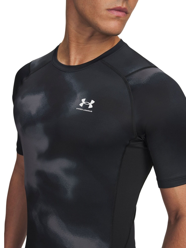 Under Armour Black Rival Waffle Crew Neck T-Shirt - Image 3 of 3 Under Armour Black Rival Waffle Crew Neck T-Shirt - Image 3 of 3
