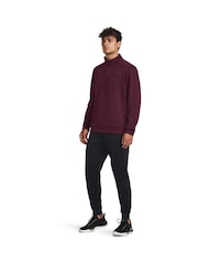Under Armour Red Fleece 1/4 Zip Sweatshirt - Image 3 of 6
