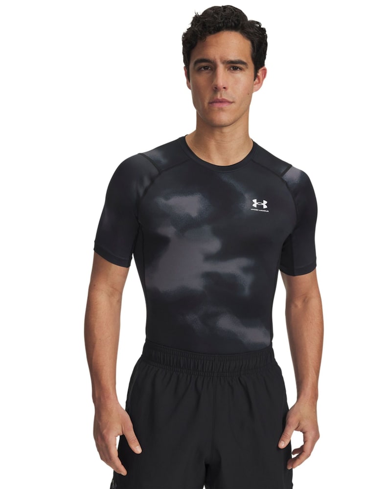 Under Armour Black HG Printed T-Shirt - Image 1 of 2