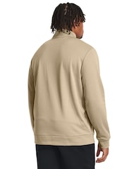 Under Armour Green Fleece 1/4 Zip Sweatshirt - Image 2 of 4