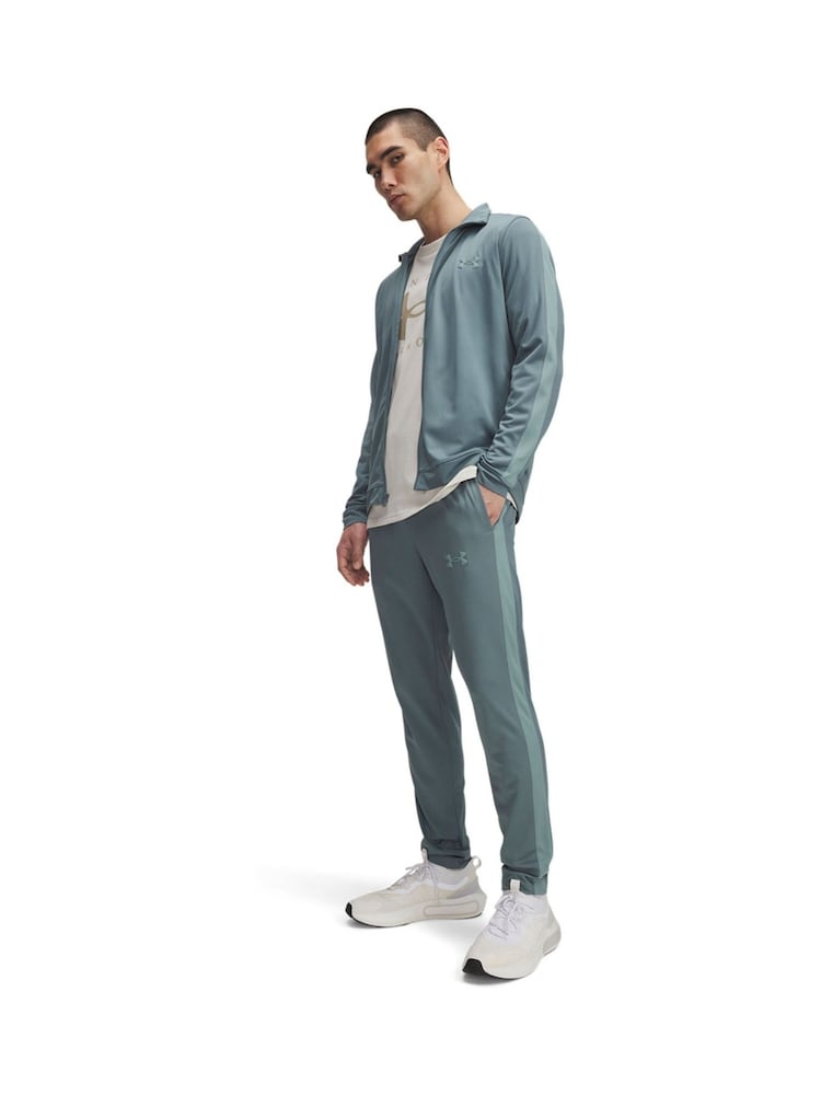 Under Armour Blue Rival Knit Tracksuit - Image 1 of 4 Under Armour Blue Rival Knit Tracksuit - Image 1 of 4
