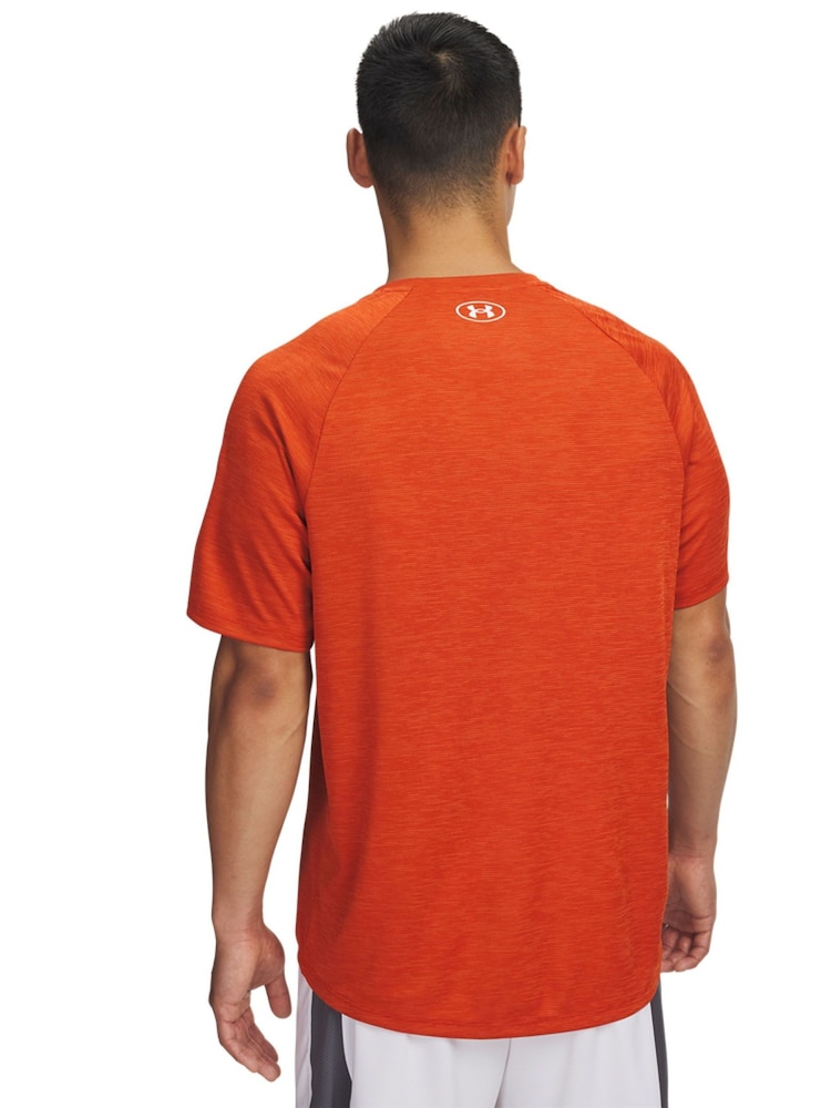 Under Armour Orange Tech Textured T-Shirt - Image 2 of 5