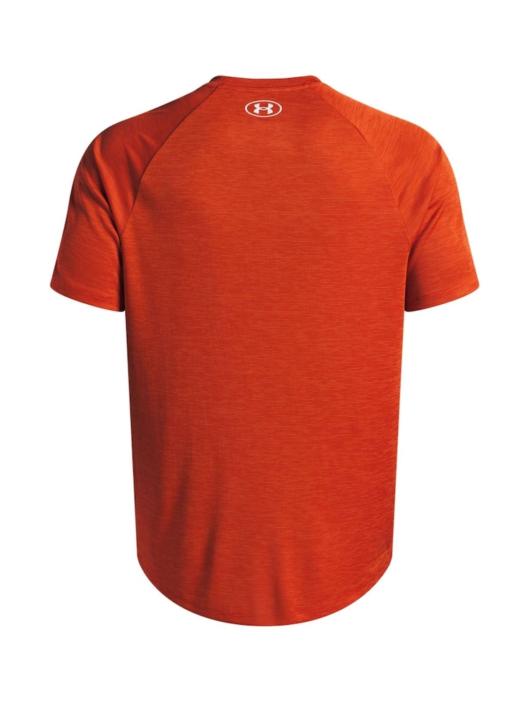 Under Armour Orange Tech Textured T-Shirt - Image 5 of 5