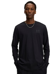 Under Armour Black Left Chest Long Sleeve T-Shirt - Image 1 of 3
