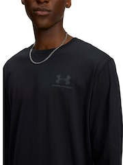 Under Armour Black Left Chest Long Sleeve T-Shirt - Image 3 of 3
