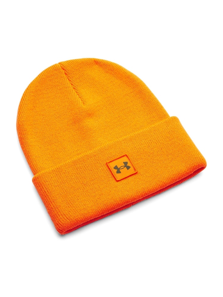 Under Armour Orange Half time Cuff Beanie - Image 1 of 2 Under Armour Orange Half time Cuff Beanie - Image 1 of 2