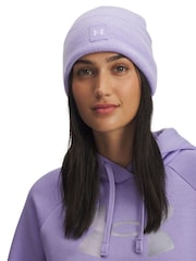 Under Armour Purple W's Halftime Beanie - Image 1 of 3